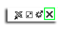 Dashboard toolbar, Delete Widget