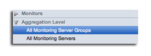 Aggregation Level section