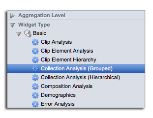 Widget Types, Basic section expanded