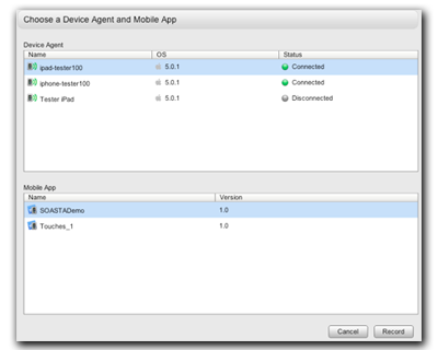 Choose a Device Agent and Mobile App