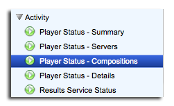 Central list, Player Status - Details