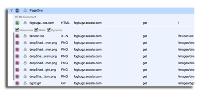Clip Editor list view, page expanded