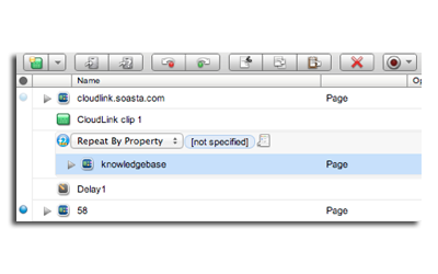 Clip Editor list view, Repeat By Property, no property selected