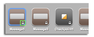 Message with default private scope